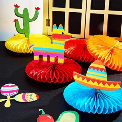 Centro De Mesa De 9 Piezas Con Diseño De Panal De Abeja - tienda online
