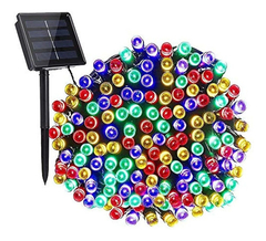 Toodour 200 Luces Led Solares De Cadena (7 Opciones De Color