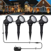 Foco De Paisaje Led De 12 W Para Exteriores Con Soporte