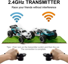 Coche Tecnock A Control Remoto, 2.4ghz, 20km/h, Blanco - tienda online