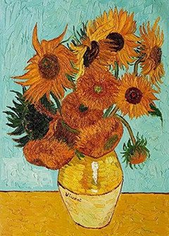 Cuadro De Girasoles De Vincent Van (12x16)