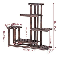 Estanterias De Almacenamiento Multifuncional En Madera - Danielle's Store