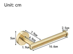 Bathsir - Toallero De Barra De 11.8 in, Base Redonda, - comprar online