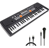 Renfox - Teclado De Piano Para Niños Con Micrófono Portátil