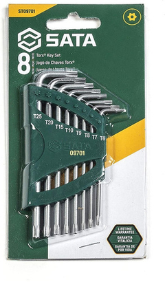 Juego De Llaves Torx Sata, X8 Unidades, Con Soporte - tienda online
