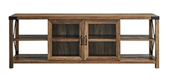 Mueble Para Tv De Madera Y Metal Color Marrón - tienda online