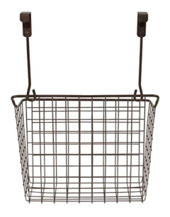 Imagen de Cesta De Rejilla Spectrum Para Clóset , Acero, Bronce, L
