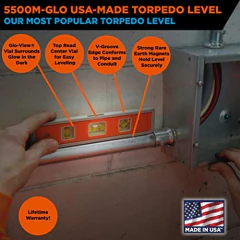 Nivel De Torpedo Magnético De Aluminio Con Visión Global - comprar online