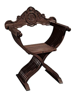 Design Toscano - Silla De Brazo Savonarola