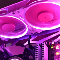 Sistema De Refrigeración Id-cooling, Con 2 Ventiladores, Rgb en internet