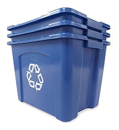 Cubo De Reciclaje Apilable, Azul - Danielle's Store
