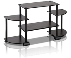 Mueble Para Tv Con Estantes De Madera Color Negro De 41 In.