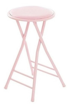 Taburete Plegable Redondo Acolchado De 24'' Servicio Pesado