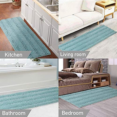 Imagen de Alfombra De Chenilla Antideslizante Para Cocina Y Baño