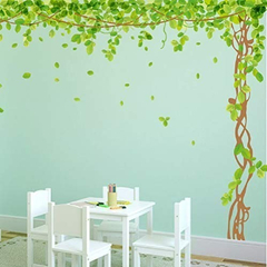 Vinilo Para La Pared Árbol Verde Grande - tienda online