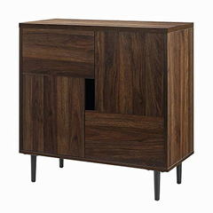 Mesa Auxiliar De Madera, Color Marrón Oscuro en internet