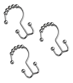 Juego De Ganchos De Acero Inoxidable Para Cortina De Ducha - Danielle's Store