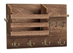 Estantería Flotante Multiusos De Madera Color Marrón.