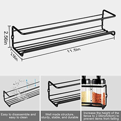 Estantería Flotante De Metal Color Negro/4 Unidades. en internet