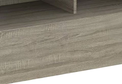 Mueble Para Tv Con 5 Estantes De Madera Color Gris. - tienda online