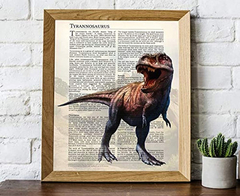 Cartel Decorativo De Pared Sin Marco De Dinosaurio - Danielle's Store