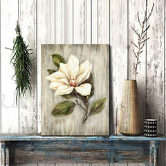 Obra De Flores Floral Canvas Magnolia Para Dormitorio - tienda online