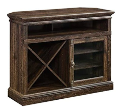 Mueble Para Tv De Esquina, De Madera Color Marrón