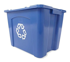 Cubo De Reciclaje Apilable, Azul - comprar online