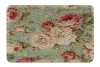 Felpudo Vintage De Pvc Con Diseño Floral De Rosas