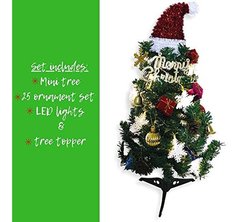 Pequeño Árbol De Navidad Con Varios Mini Adornos - comprar online