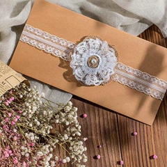 Flores De Encaje De Arpillera Para Manualidades Y Decoración - Danielle's Store