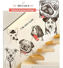 Decorativos Pintados A Mano Para Perros - tienda online