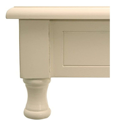 Mesa Auxiliar De Madera Color Blanco De 11.8 X 28.25 In. en internet