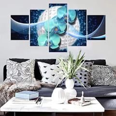 Funhua - Cuadro De Pared Con Diseño De Flores, Sin Marco - comprar online
