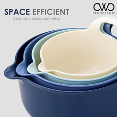 Cocinar Con Cuencos De Mezcla De Colores - 4 Piezas De Plást - comprar online