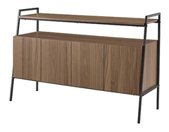 Mueble Para Tv Con Estantes De Madera Color Marrón De 52 In. - comprar online