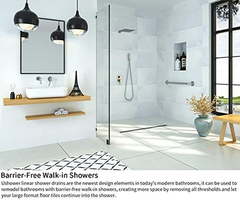 Ushower - Drenaje Lineal De Ducha De 36.0 In, Cuadrado - comprar online