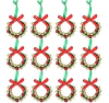 Aneco12 Unidades De Adornos Navideños Forma De Cascabel