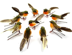 Adorno De Plumas Artificiales Para Árbol De Navidad - comprar online