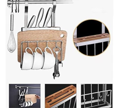 Estantería Flotante Plegable De Acero Inoxidable/plateado. - tienda online