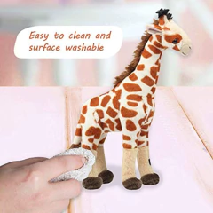Peluches De Animales Safari León, Elefante, Cebra Y Jirafa - comprar online