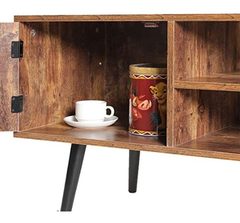 Mueble Para Tv De Madera Color Marrón 43.3 X 15.7 X 49.7 In. - tienda online