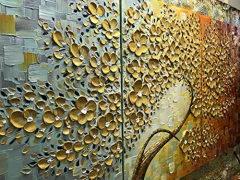 V-inspire - 3 Pinturas Al Óleo Pintado A Mano 3d - comprar online