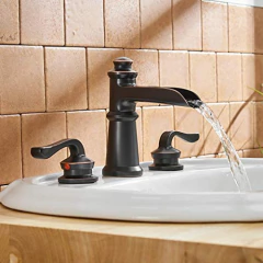 Bwe Grifo Para Lavabo De Un Solo Mango, Bronce - tienda online