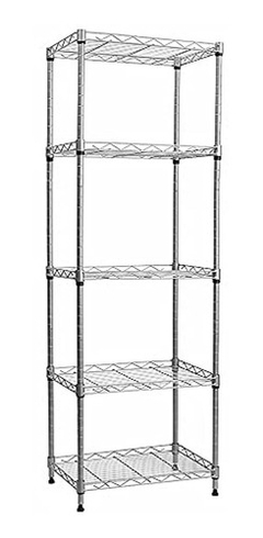 Estanterías De Metal De 5 Hilos Estantes Ajustables