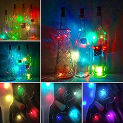 Luces De Botella De Vino Con Corcho - tienda online