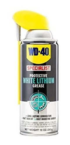Aerosol De Grasa De Litio 10 Pies, Color Blanco en internet