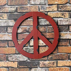 Metal De Groovy Antiguo Símbolo De La Paz Día Festivo en internet