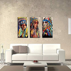 Lienzo Decorativo Para Pared Con Diseño De Chica Africana - tienda online