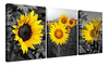 Lienzo Decorativo Para Pared Con Diseño De Girasol, Rústico,